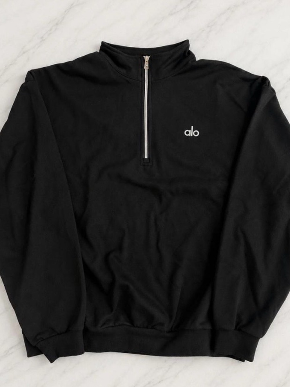 alo accolade Black 1/4 Quarter-Zip